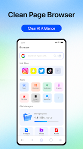 Astra Browser screenshot 1